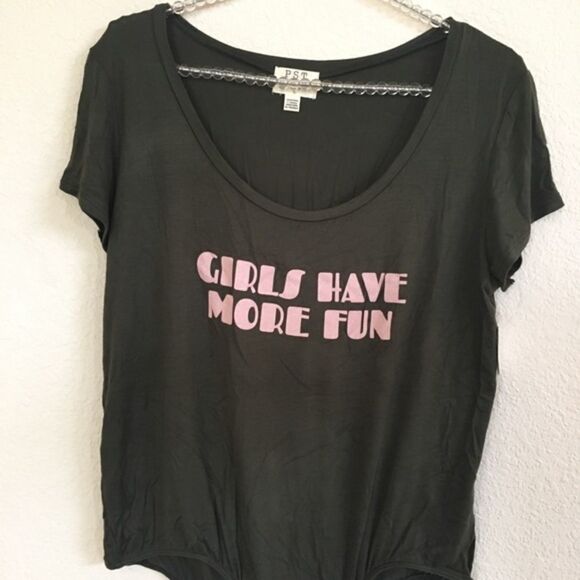 Project Social T Girls Have More Fun Bodysuit XL - Picture 5 of 8